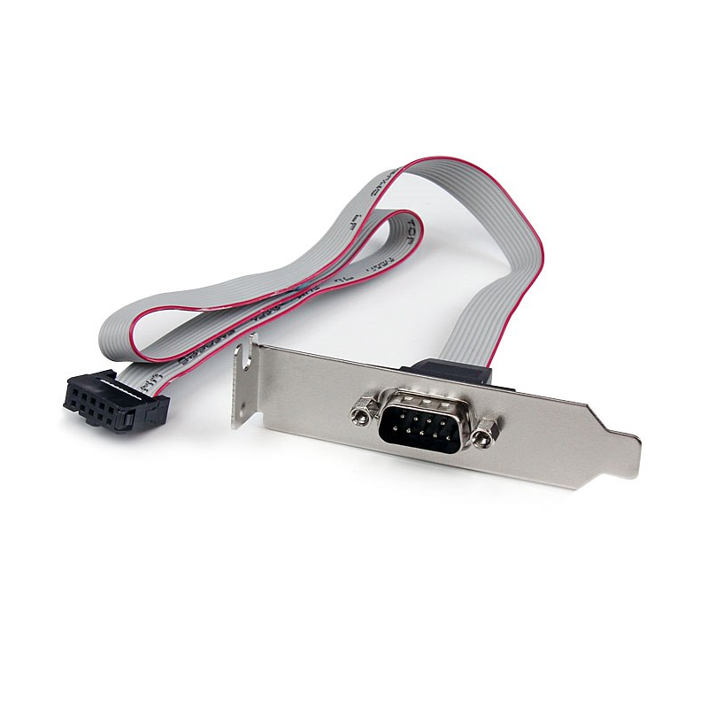 You Recently Viewed StarTech PLATE9M16LP 1 Port 16in DB9 Serial Port Bracket to 10 Pin Header - Low Profile Image